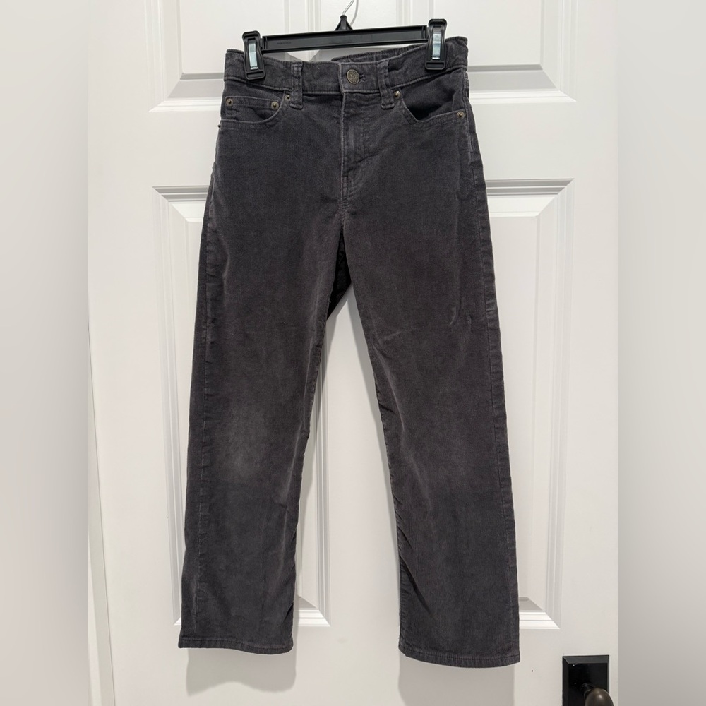 Crewcuts Charcoal Corduroy Pants for boys